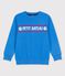 Sudadera de muletón de niño azul BRASIER