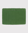 Cuello infantil de punto tricotado con forro polar verde PALMERAIE