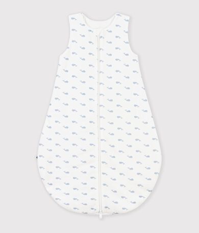 Saco de terciopelo para beb&eacute; con estampado de ballenas TOG 3