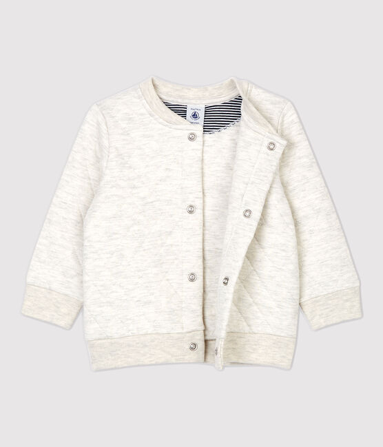 Cárdigan acolchado de bebé. beige MONTELIMAR CHINE