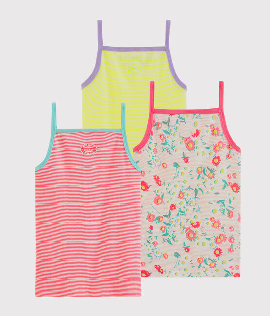 Trío de camisas de tirantes para niña variante 1