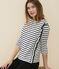 Marinera brillante para mujer blanco MARSHMALLOW/ SMOKING ARGENT BRILLANT