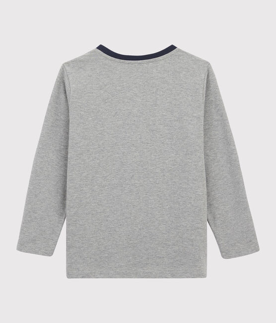 Camiseta serigrafiada para niño gris SUBWAY CHINE