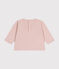 Camiseta de algodón de manga larga para bebé rosa SALINE