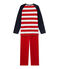 Pijama de anclas para niño azul SMOKING/rojo FROUFROU/ LAIT