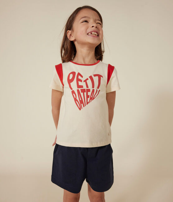 Camiseta de punto para niña crudo AVALANCHE