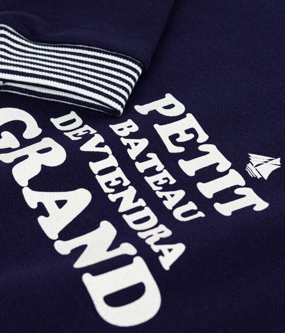 Sudadera infantil de algodón con estampado SOIR