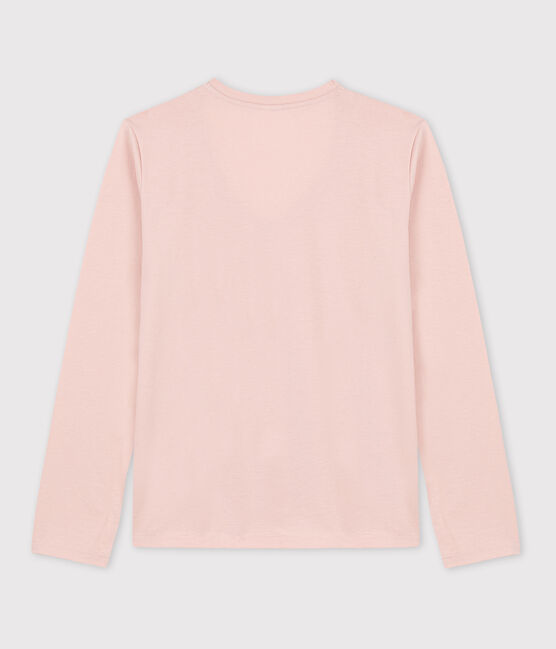 Camiseta de algodón Le Droit con cuello de pico para mujer rosa SALINE