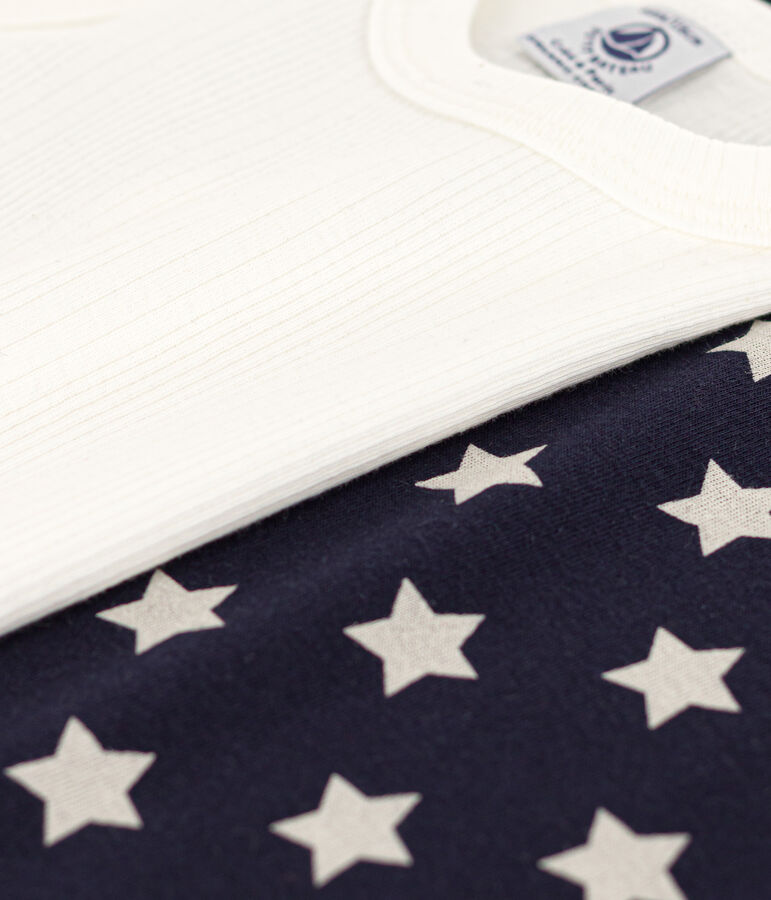 Juego de 2 camisetas de tirantes de algod&oacute;n con estrellas para ni&ntilde;o multicolor