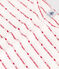 Camiseta L'ICONIQUE con cuello redondo de algodón orgánico de mujer blanco MARSHMALLOW/rojo TERKUIT