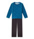 Pijama para niño en terciopelo