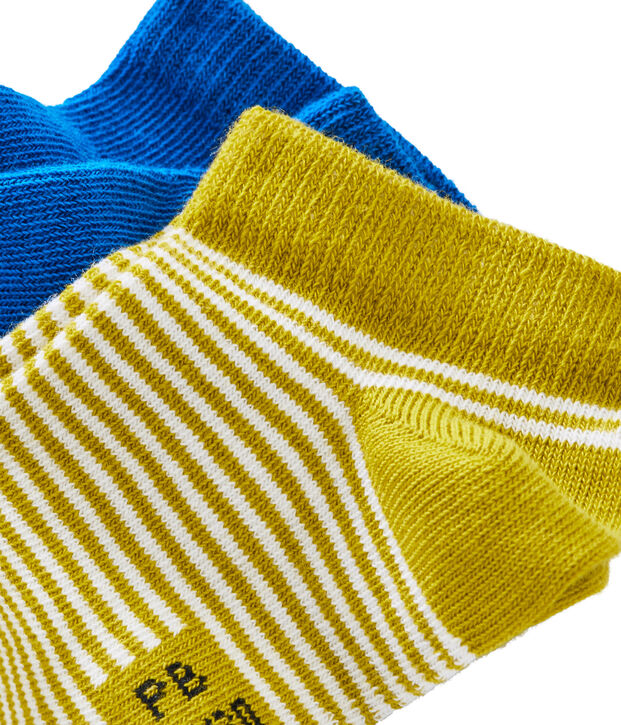 Lote de 2 pares de calcetines infantiles para ni&ntilde;o multicolor