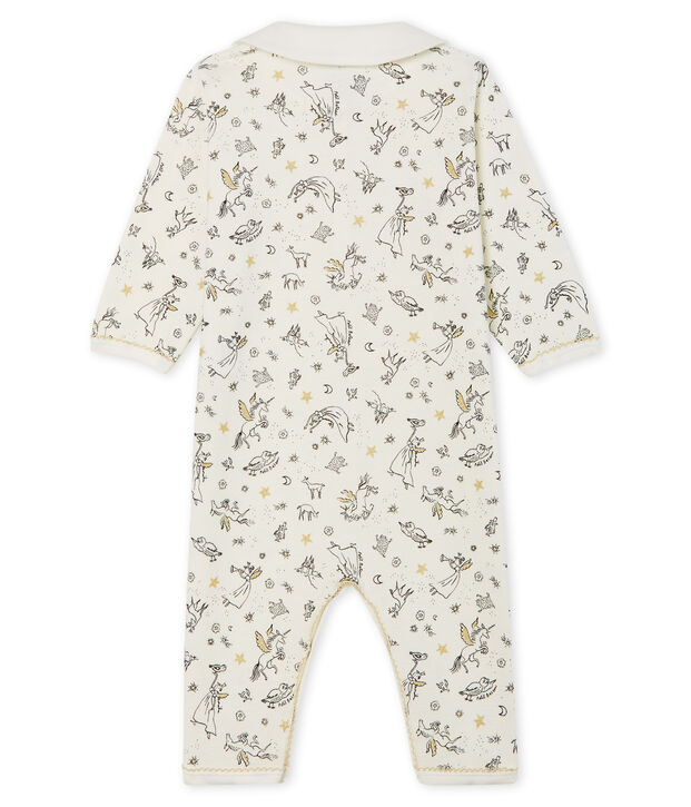 Pijama sin pies de punto para beb&eacute; ni&ntilde;a blanco/multicolor
