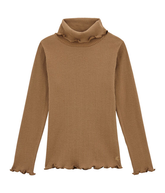 Camiseta cuello cisne marron BRINDILLE