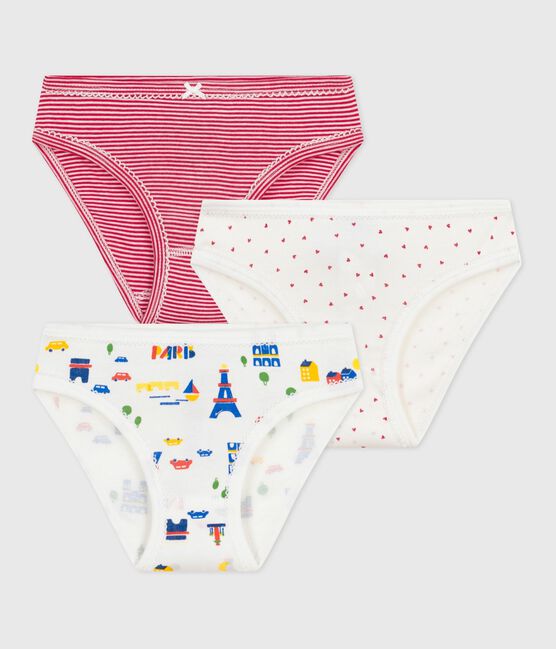 Juego de braguitas infantiles de algodón con estampado de París variante 1