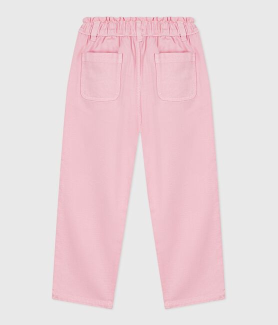 Pantalón infantil de algodón rosa MARQUISE