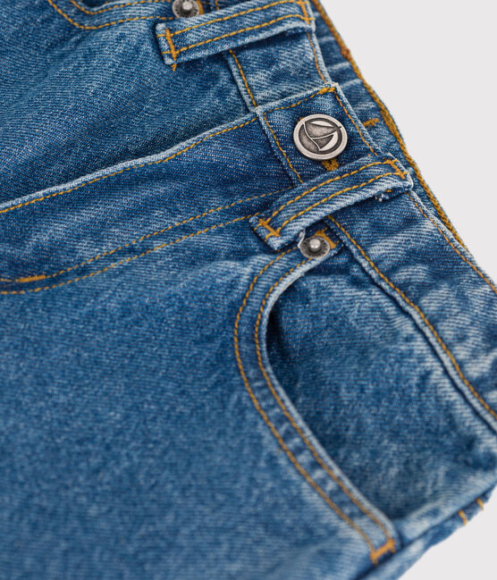 Pantalón vaquero infantil azul BLEU MOYEN