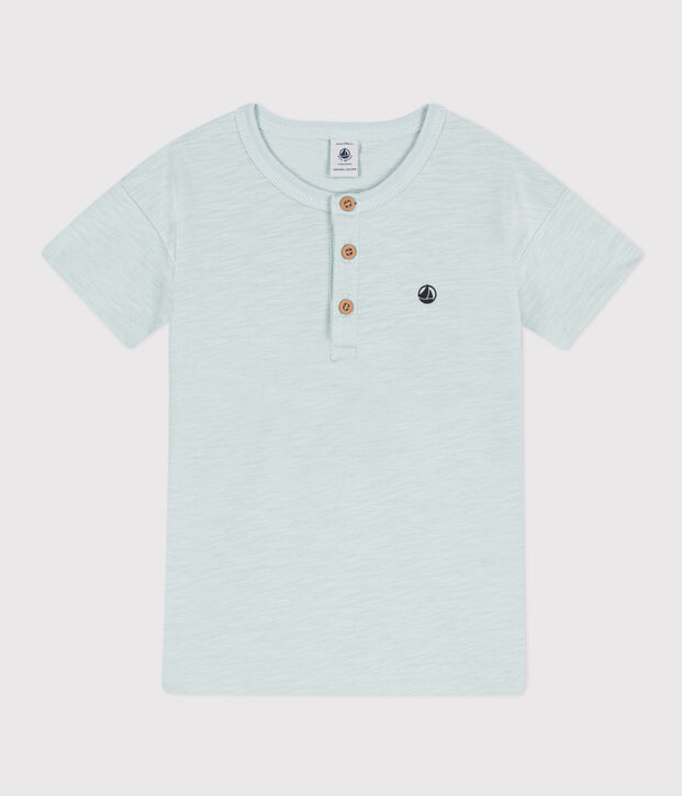 Camiseta de algod&oacute;n de manga corta para ni&ntilde;o verde