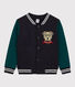 Chaqueta de béisbol de muletón de niño