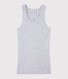 Camiseta de tirantes emblemática de algodón de mujer