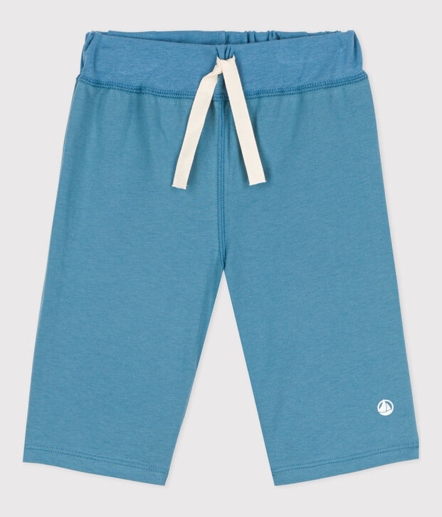 Bermudas de algod&oacute;n para ni&ntilde;o azul
