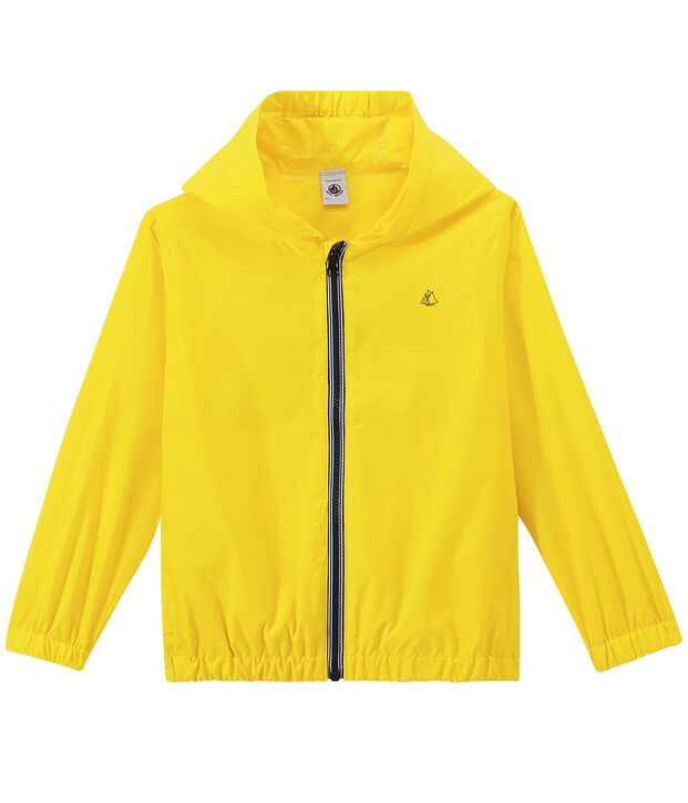 Corta viento infantil milrayas amarillo