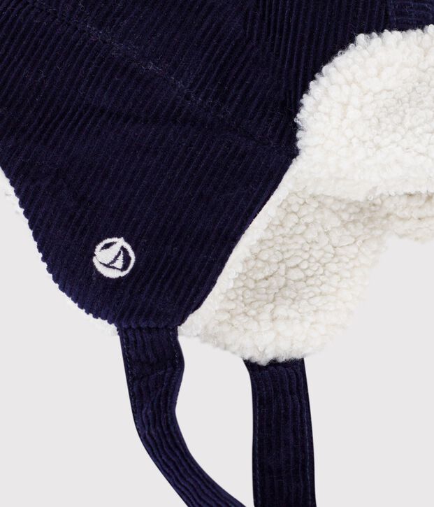 Gorro chapka de terciopelo con forro de borreguito para beb&eacute; SOIR