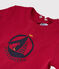 Camiseta de manga corta para bebé niña rojo TERKUIT
