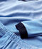 Pijama milrayas de niño de algodón azul RUISSEAU/blanco MARSHMALLOW