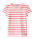 Camiseta chica a rayas marineras/ Camiseta chica de rayas marineras