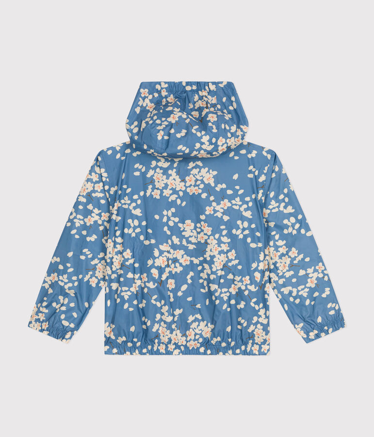 Cortavientos ligero de ni&ntilde;a azul/multicolor