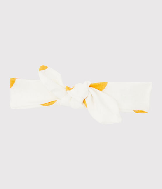 Cinta infantil para niña blanco MARSHMALLOW/amarillo BOUDOR