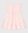 Vestido sin mangas de bebé de popelina rosa FLEUR