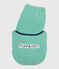 Pijama de mil rayas verde de niño pequeño con acanalado verde PRADO/blanco MARSHMALLOW