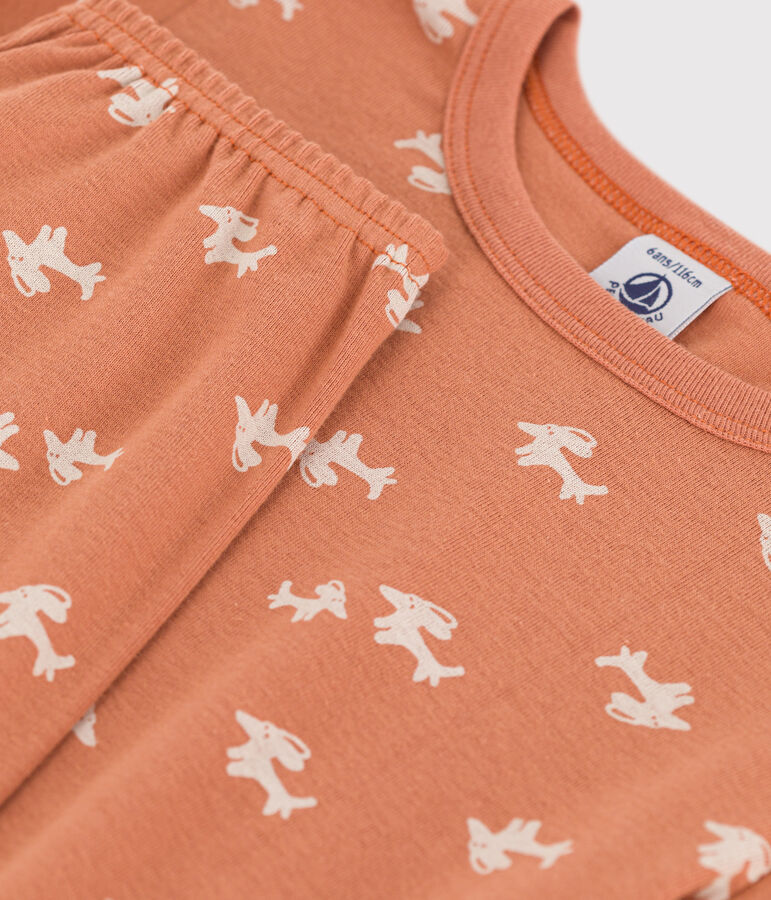 Pijama de algod&oacute;n ajustado para ni&ntilde;a SIENNA/ AVALANCHE