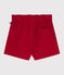 Shorts de pana lisa para bebé rojo TERKUIT