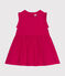 Vestido sin mangas de lino para bebé rosa DELHI