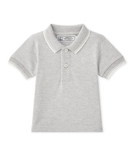 Polo para bebé niño gris BELUGA CHINE