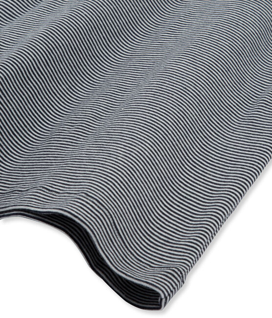 Women's striped polo neck - Previous collection azul ABYSSE/blanco LAIT