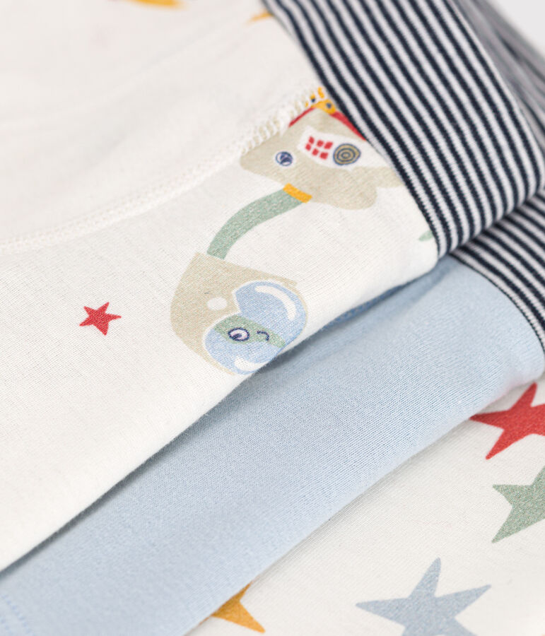 Juego de 3 b&oacute;xeres infantiles de algod&oacute;n con motivo espacial multicolor