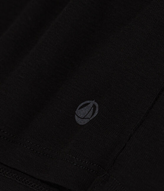 Camiseta L'ICONIQUE de algodón de punto «cocotte» para mujer negro NOIR