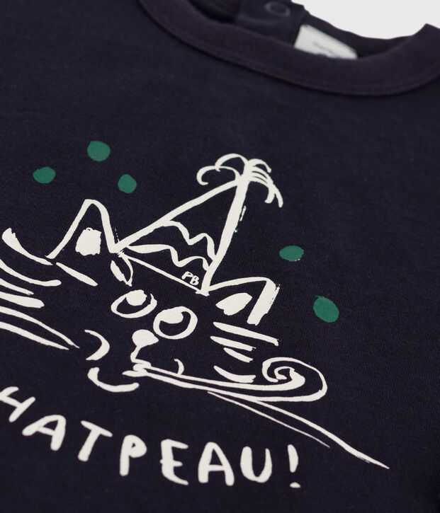 Camiseta de algod&oacute;n de manga larga para beb&eacute; SMOKING