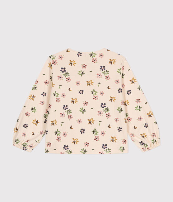 Blusa de manga larga de túbico para niña blanco AVALANCHE/ MULTICO