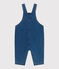 Peto largo de tejido denim con elastano para bebé azul BLEU DELAVE