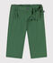Pantalón de sarga para bebé verde PALMERAIE