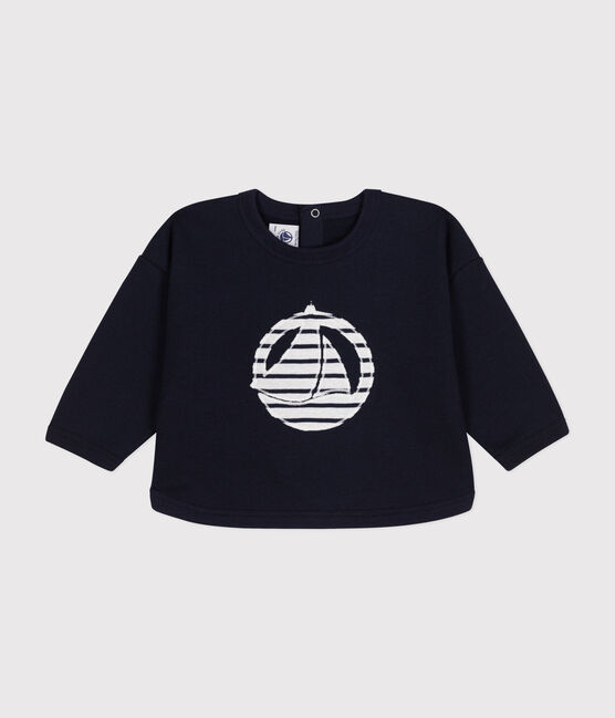 Sudadera de felpa para bebé azul SMOKING
