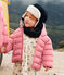 Abrigo con forro polar de bebé rosa ROSEWOOD
