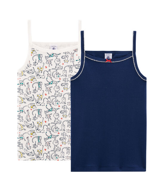 Par de camisas de tirantes para niña variante 1