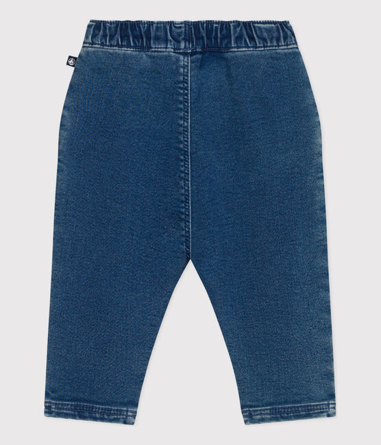 Vaquero de tejido denim para bebé azul BLEU DELAVE