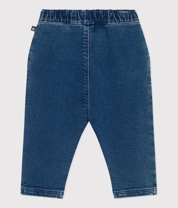 Vaquero de tejido denim para beb&eacute; azul